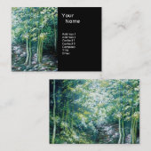 バロンブルサの森の夏の歌 名刺 (正面/裏面)