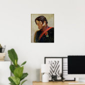 バロン・ドミニク・ラリーのポートレート勉強 ポスター (ホームオフィス)