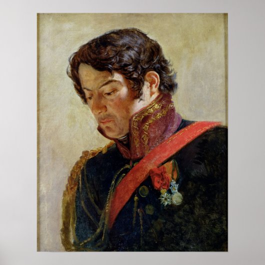 バロン・ドミニク・ラリーのポートレート勉強 ポスター (正面)