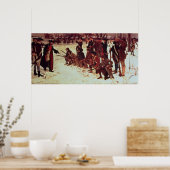 バロン・フォン・シュチューベン掘削アメリカ人新入社員 ポスター (キッチン)