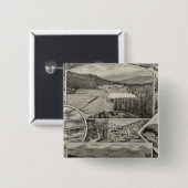 バロン&メリルズホワイトマウンテンハウス， NH 缶バッジ (正面&裏面)