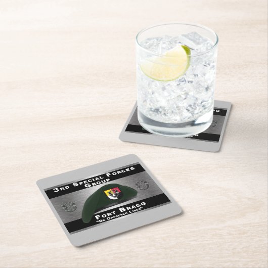 バロール獲得3次特殊部隊ベレー スクエアペーパーコースター (インサイチュ)