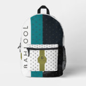 バロール プリントバックパック (正面)