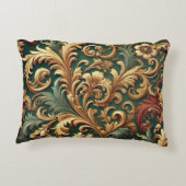 バロ王室のーク花柄 アクセントクッション (裏面)