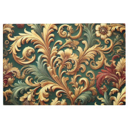 バロ王室のーク花柄 メタルプリント