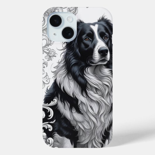 バロ縁どクフローラ枠とレガルコリー Case-Mate iPhoneケース (裏面)