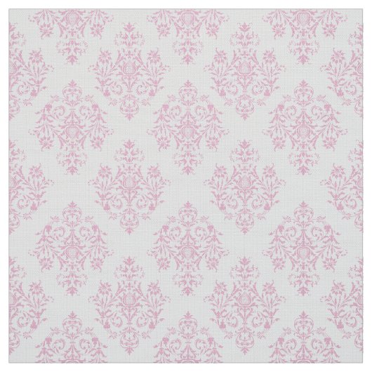 バロ華美ーク色ダマスク模様織物 ファブリック (見本)