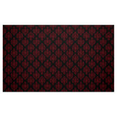 バロ華美ーク黒ダマスク模様織物 ファブリック (ファットクウォーター)