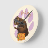 バロ1 ラウンド壁時計 (傾斜)