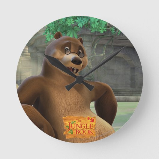 バロ5 ラウンド壁時計 (正面)