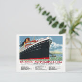 バワティッコアメリカンスカリニアポーランドヴィンテージポスター ポストカード (スタンド正面)