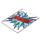 バンおもしろいレトロ漫画ブックアポップ・アートのート ノートブック (左側)