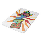 バンおもしろいレトロ漫画ブックアポップ・アートのート バスマット (アングル)