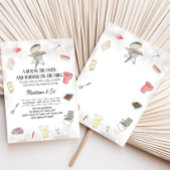 バンとバーガー ベイビー シャワー 招待状