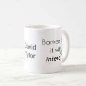 バンカーはやっぱりそれをする! コーヒーマグカップ (正面右)