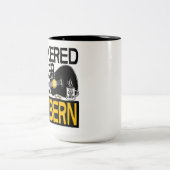 バンカーコーヒーカップで疲れ切った ツートーンマグカップ (中央)