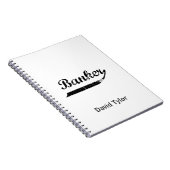 バンカータイポグラフィ ノートブック (右側)