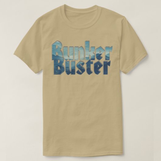 バンカーバスター Tシャツ (デザイン正面)