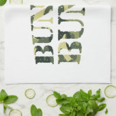 バンカーバニー迷彩柄 キッチンタオル (折り畳み)