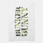 バンカーバニー迷彩柄 キッチンタオル (縦)