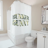 バンカーバニー迷彩柄 シャワーカーテン (インサイチュ)