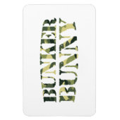 バンカーバニー迷彩柄 マグネット (縦)
