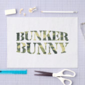 バンカーバニー迷彩柄 薄葉紙 (クラフト)