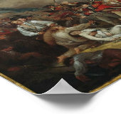 バンカーヒルの戦いでのウォーレン将軍の死 ポスター (角)