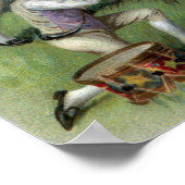 バンカーヒルの戦いのガラガラ国旗 ポスター (角)