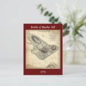 バンカーヒルの戦い – アメリカ革命戦争 ポストカード (スタンド正面)