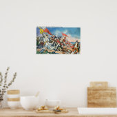 バンカーヒルシーンの戦い – Charlestown, MA ポスター (キッチン)