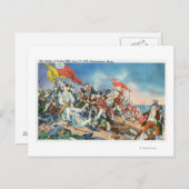 バンカーヒルシーンの戦い – Charlestown, MA ポストカード (正面/裏面)