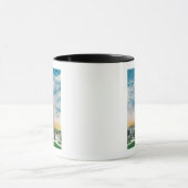 バンカーヒルモニュメントのビュー マグカップ (中央)