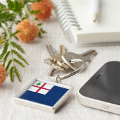 バンカーヒル国旗 キーホルダー (側面)