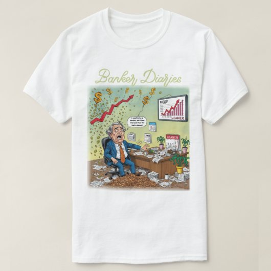 バンカー日記 Tシャツ (デザイン正面)