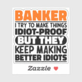 バンカー私は物事をおもしろい引用文クール シール (シート)