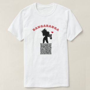 バンガランガ Tシャツ QRコード ジャズミュージック サックス