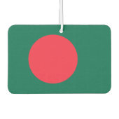 バンガルデシュ州旗を持つ車の新入生 カーエアーフレッシュナー (正面)