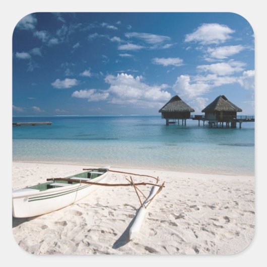 バンガロースfromビーチモトゥトゥトゥオプア スクエアシール (正面)