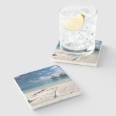 バンガローズフロムビーチモトゥトプア ストーンコースター (横)