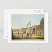 バンガロールの砦の北入口、pla ポストカード (正面/裏面)