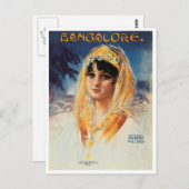 バンガロールヴィンテージソングシートカバー ポストカード (正面/裏面)