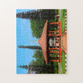 バンガロール・インドの庭園のガゼボ。 ジグソーパズル (縦)