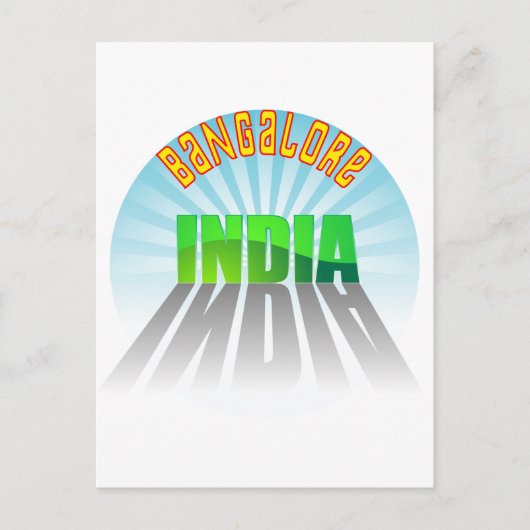 バンガロール ポストカード (正面)