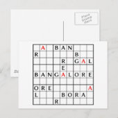 バンガロール ポストカード (正面/裏面)