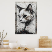 バンガード猫 ポスター (キッチン)