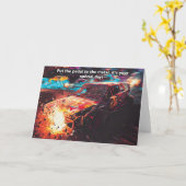 バンガーレーシング誕生日カード カード (黄色い花)