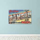 バンガー、MaineLarge Letter ScenesBangor、ME キャンバスプリント (インサイチュ (ウッドフロア))