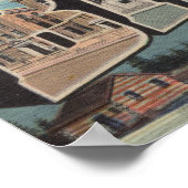 バンガー、MaineLarge Letter ScenesBangor、ME ポスター (角)