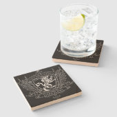 バンキッシュコートオブアームズコースター ストーンコースター (横)